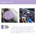 Automotive Hook Loop Sanding Disc Sandpaper Purple Film